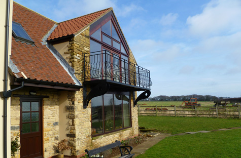 Steel Balconies in Filey
