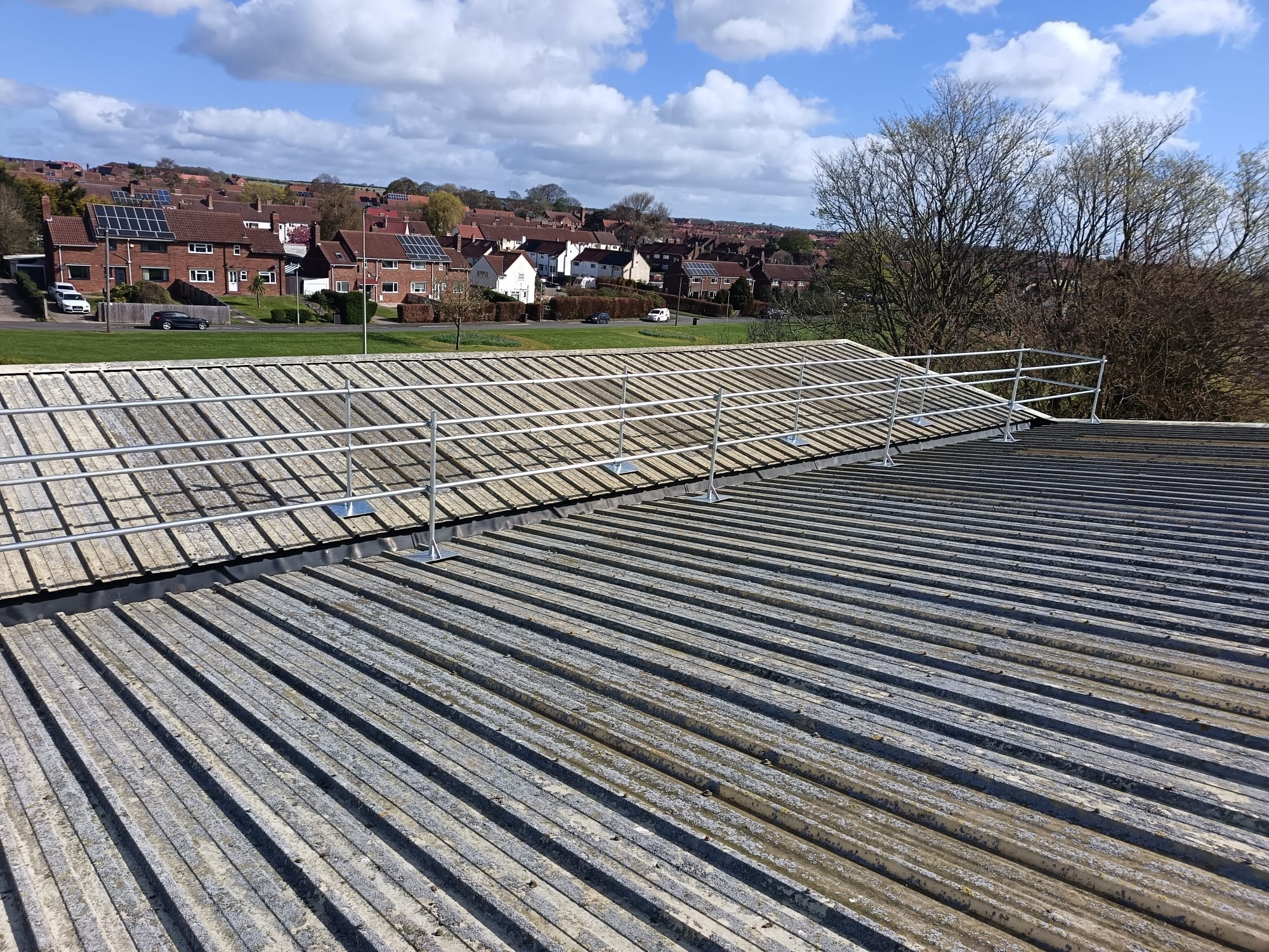 Roof Safety Handrails in Pickering